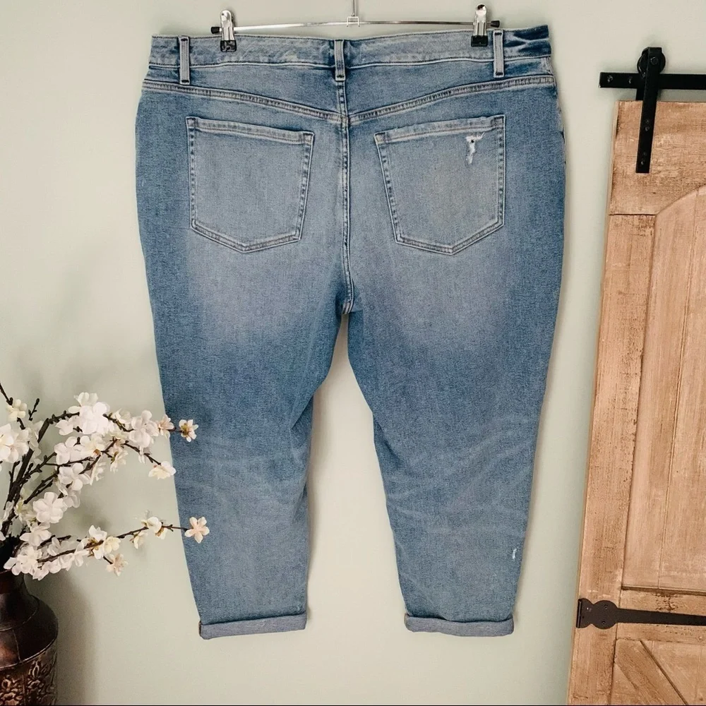 Lane Bryant Paint Splatter Boyfriend Jean Size 22